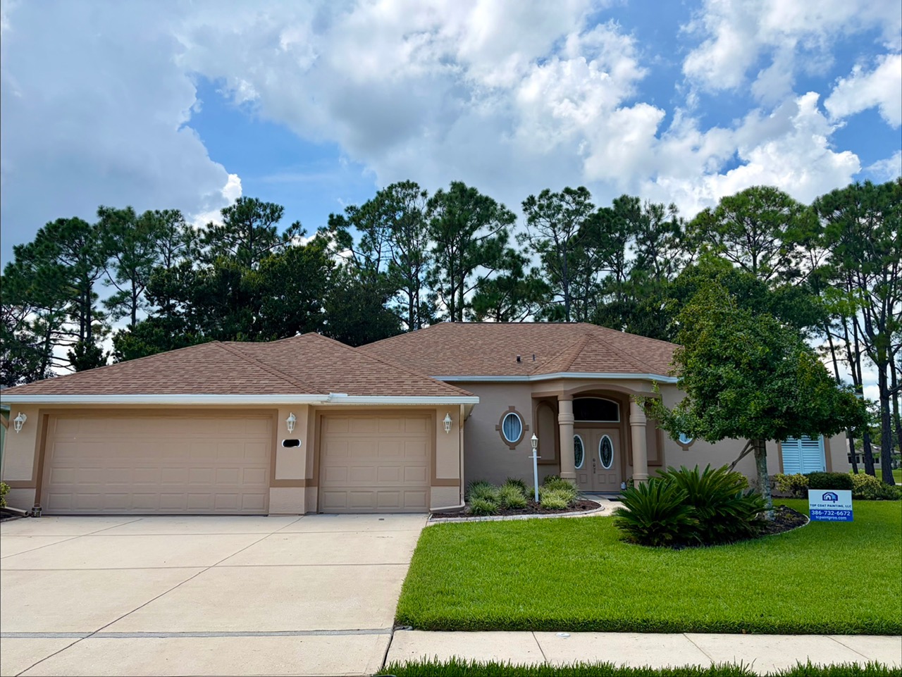 Exceptional Stucco Repair And Exterior House Painting Project In Port Orange, Florida  