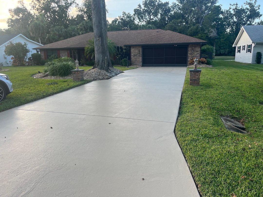 Transformational Driveway Painting in Port Orange, Florida